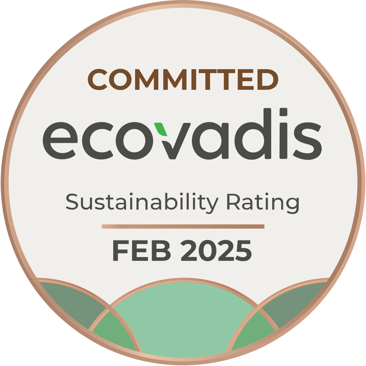 EcoVadis Committed Badge 2025 EcoVadis Committed Badge 2025